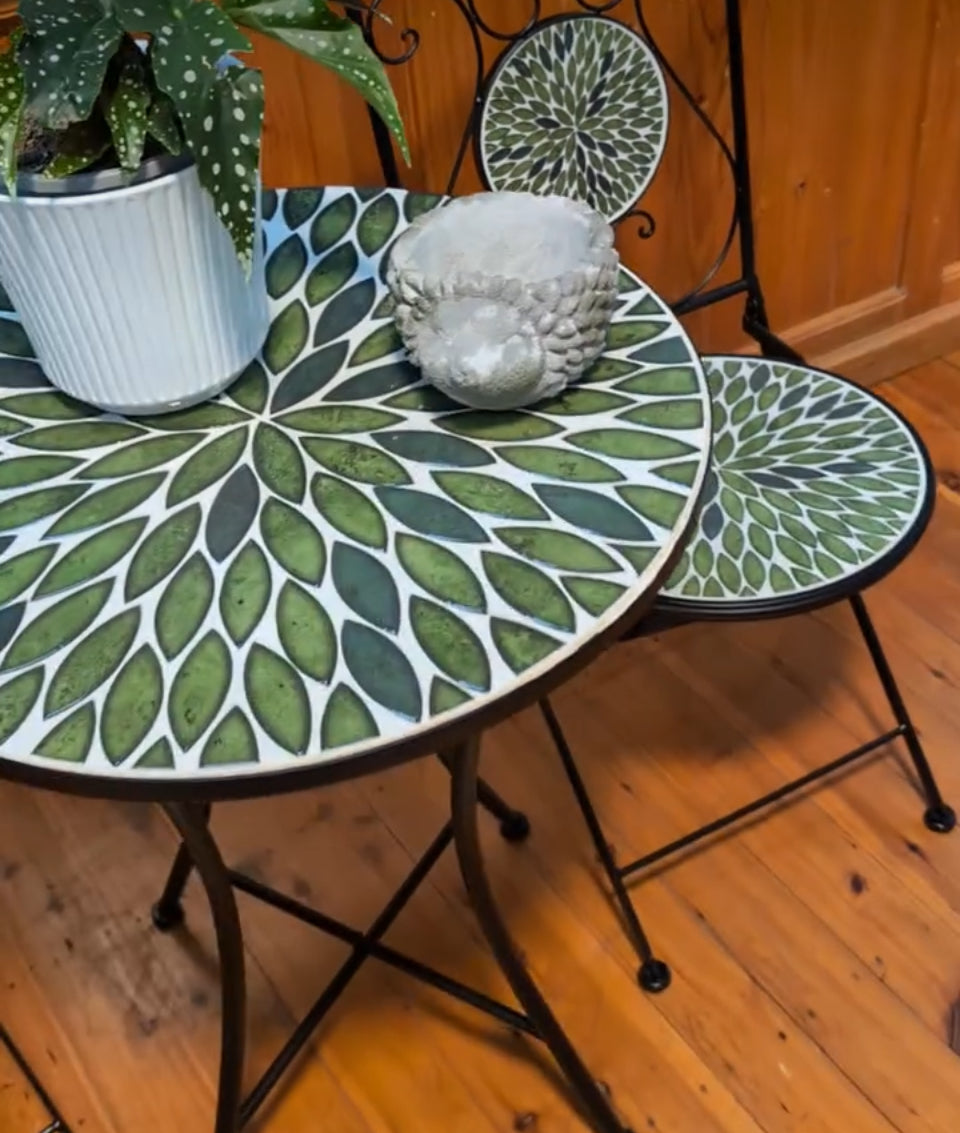 Forest Noir 3 Piece Bistro Set