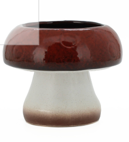 Red Funghi Pot