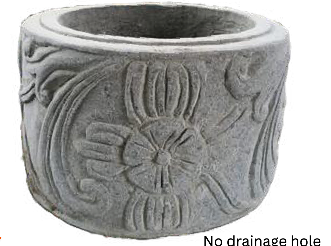 Greenstone Mayan Garden Pot
