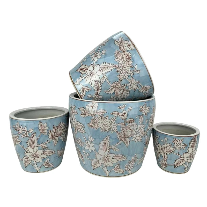 Floral Elegance Pots
