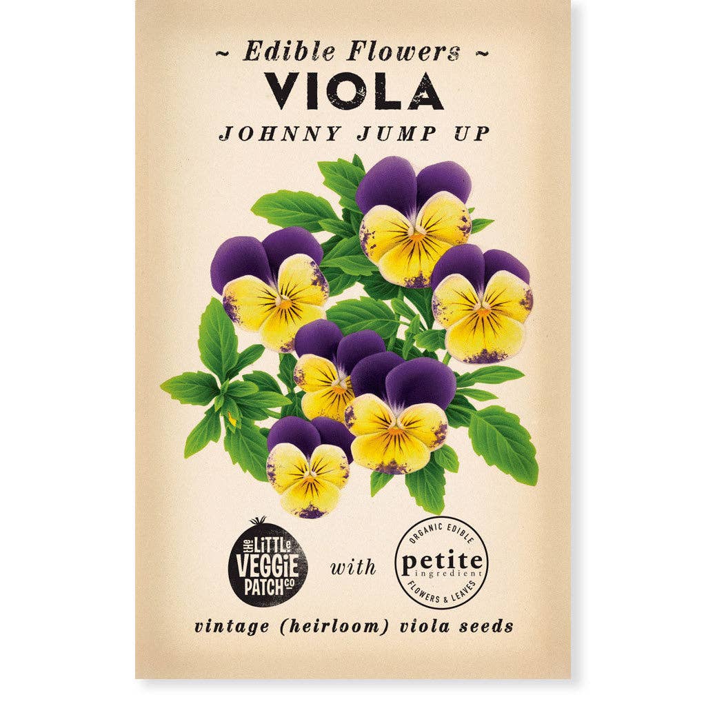 Little Veggie Patch Co - Viola "Johnny Jump Up" Heirloom seeds