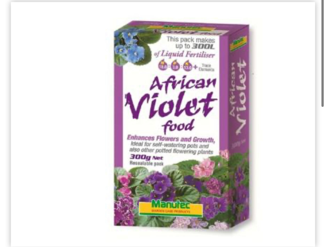 Manutec African violet food