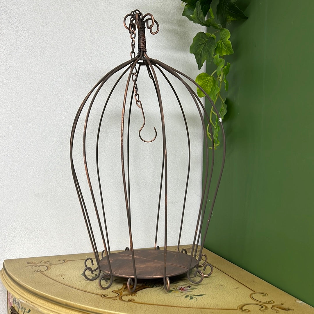 Bird cage plant hanger