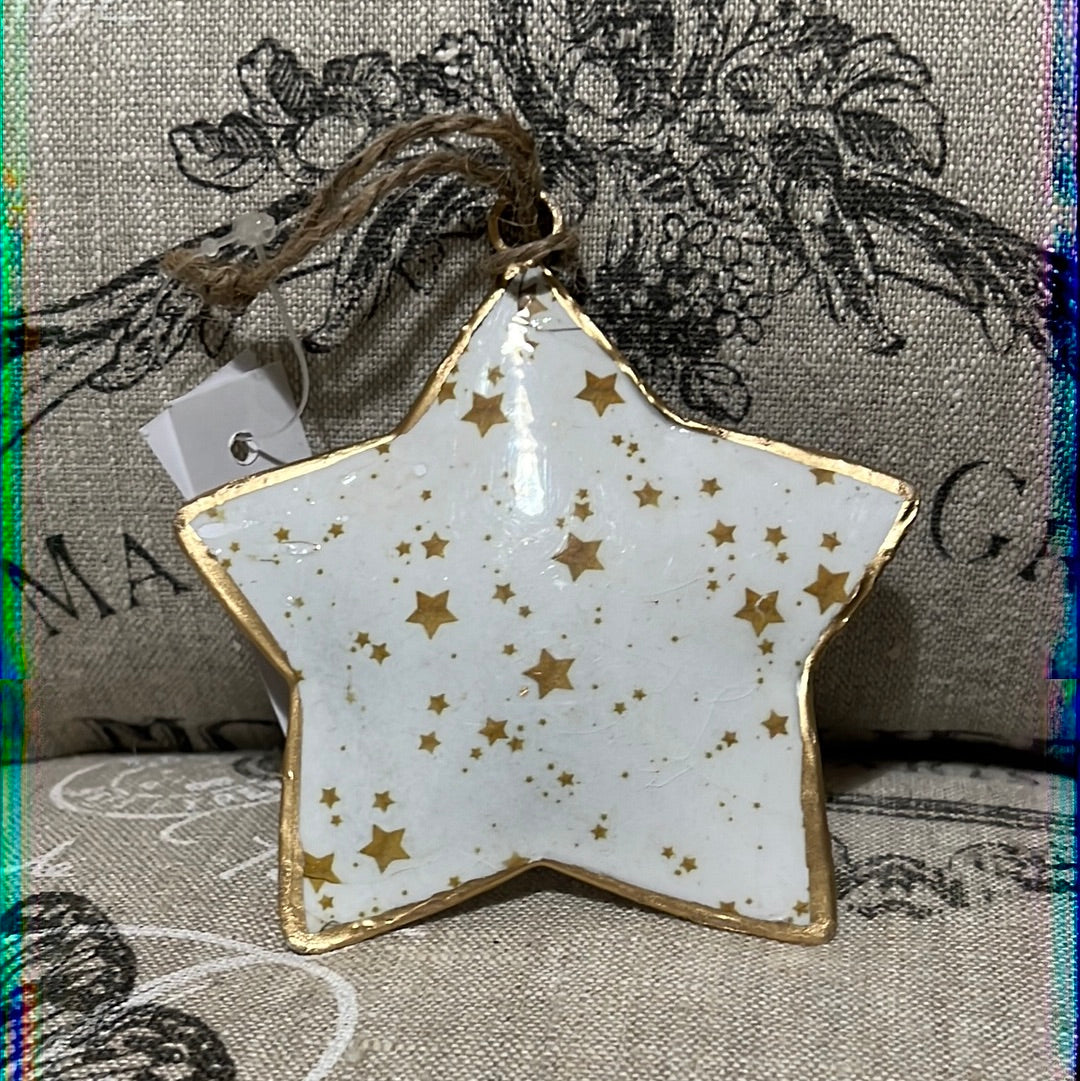 Starry Christmas hanging ornament -iron