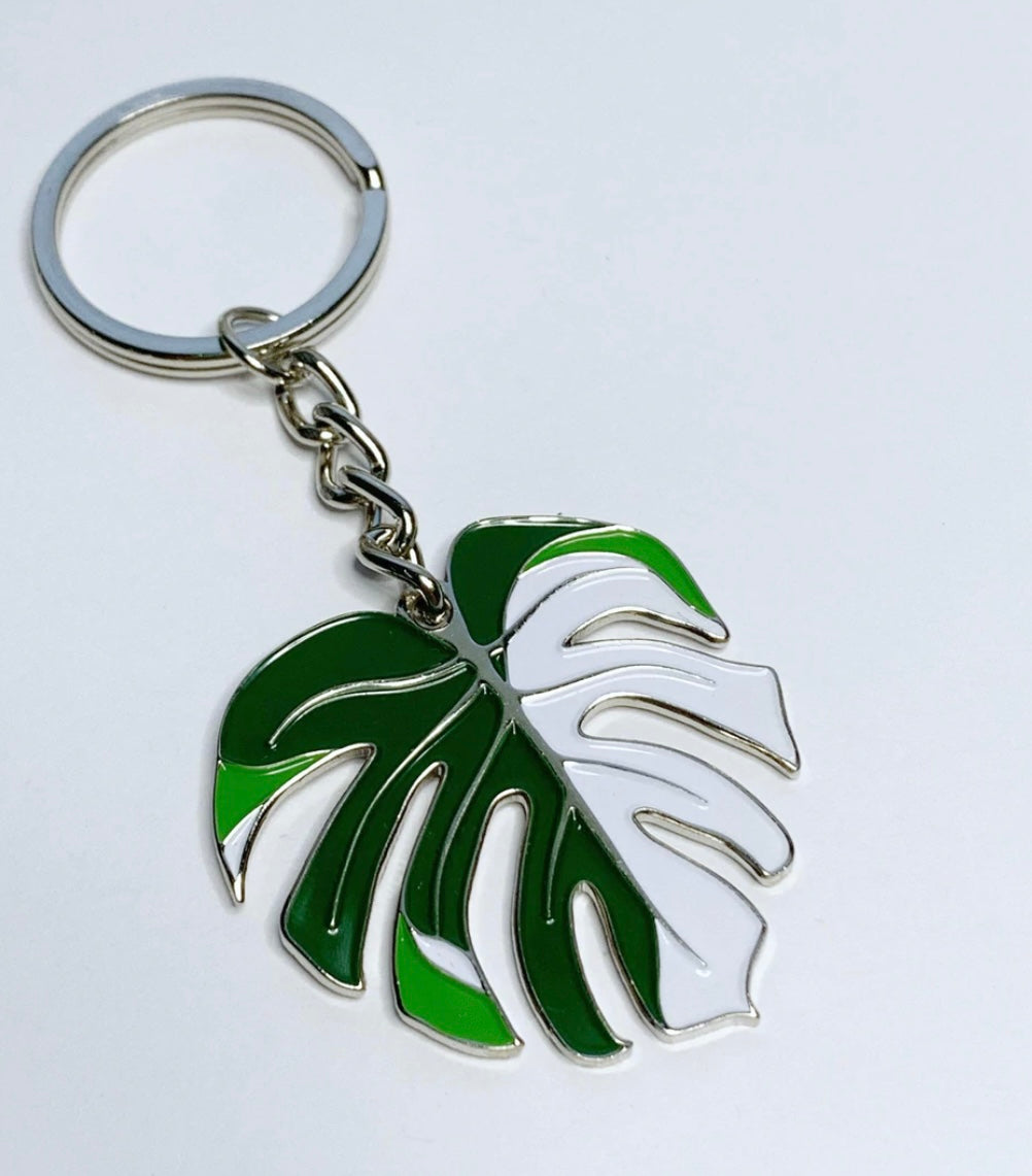 Luxe foliage key chains