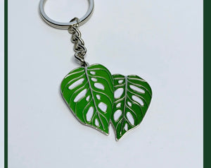 Luxe foliage key chains