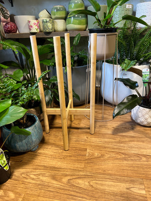 Wooden tall plant stand