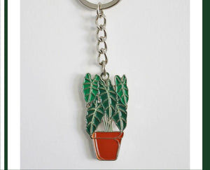 Luxe foliage key chains