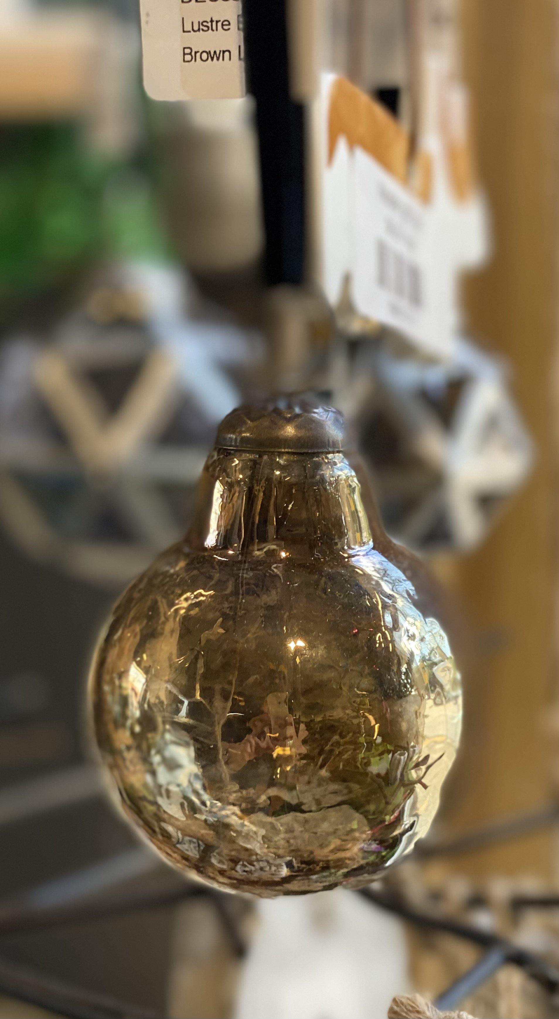 Lustre drop Christmas baubles - That Plant Shop