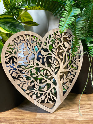 Tree of life mirrored wall art