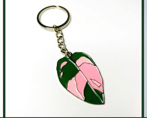 Luxe foliage key chains